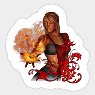 The women of the fire Sticker